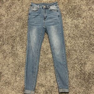 Shein high rise skinny jeans
